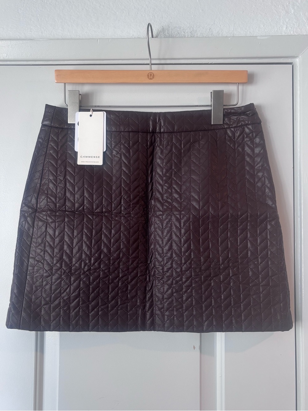 Commence faux leather skirt BNWT